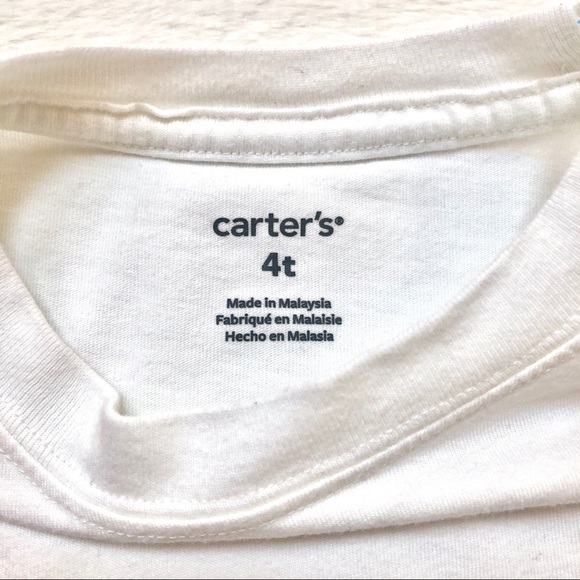 ⭐️ 5 for $25 A Set of 2 Carter’s Toddler Boy’s Cotton Tops Size 4 T - Picture 4 of 16